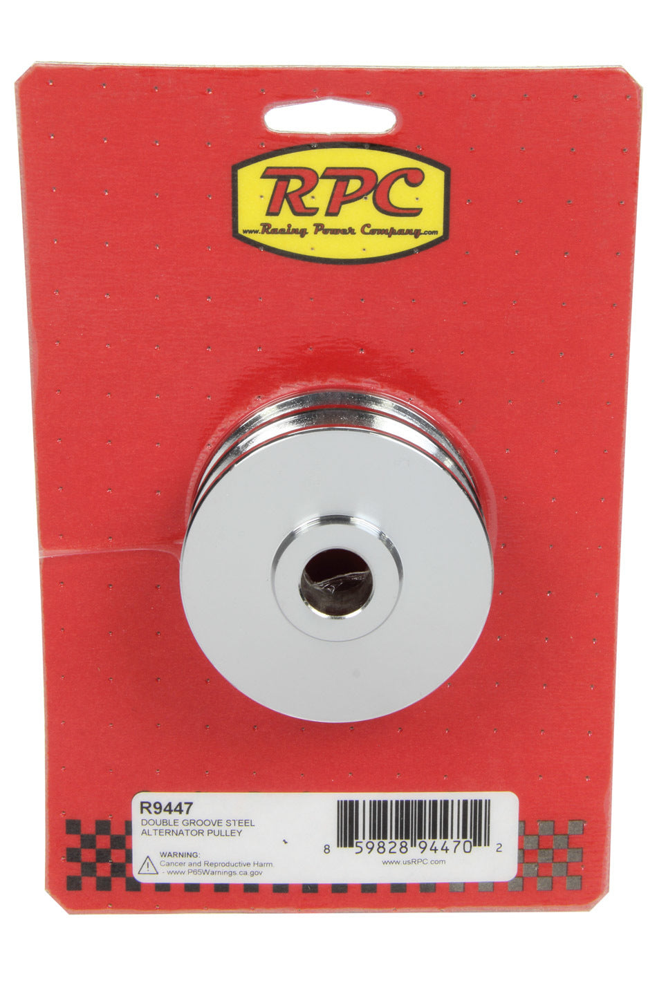 Racing Power Co-Packaged Double Groove Alternator Pulley RPCR9447