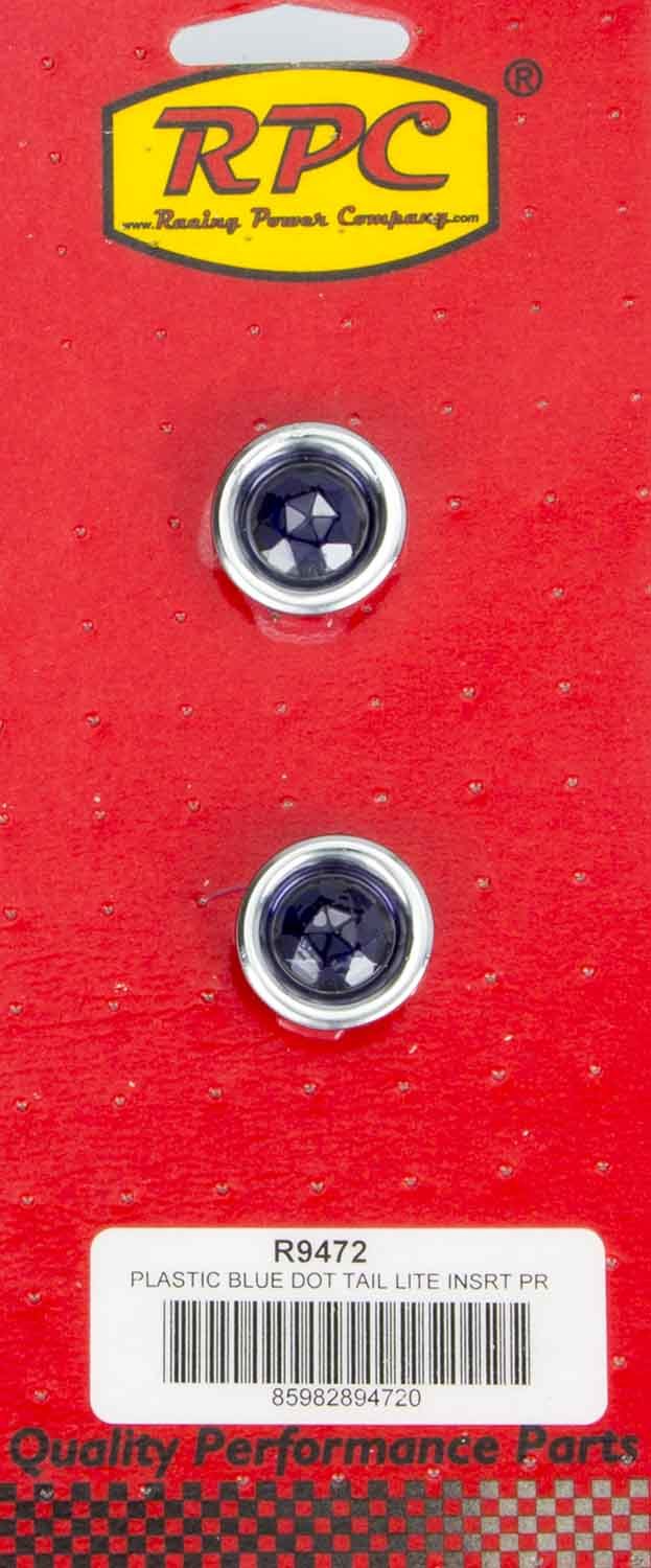 Racing Power Co-Packaged Blue Dot Taillight Insert Each RPCR9472