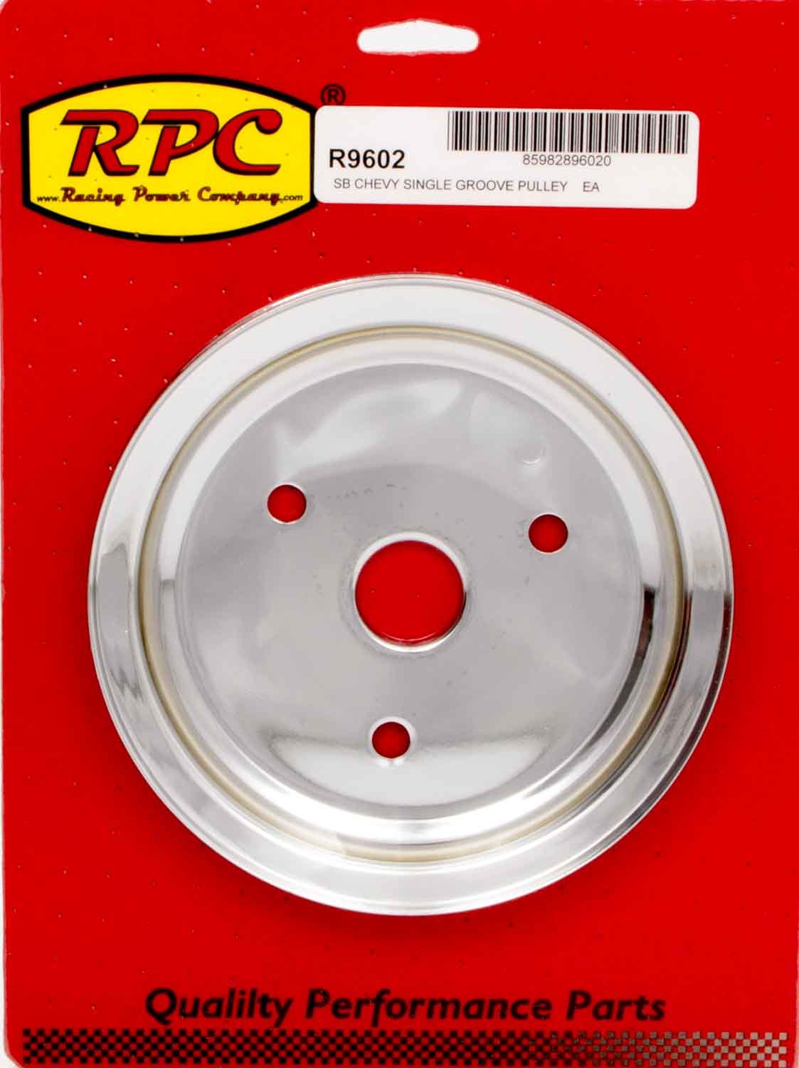 Racing Power Co-Packaged Chrome Steel Crankshaft Pulley SBC Short Wp 6.8 RPCR9602