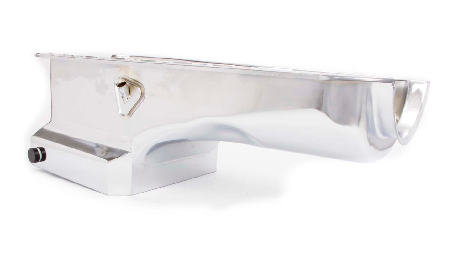 Racing Power Co-Packaged 65-95 BBC Steel Drag Race Oil Pan Chrome RPCR9728