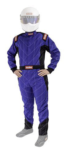 Racequip Suit Chevron Blue Small SFI-1 RQP130922