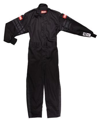 Racequip Black Suit Single Layer Kids XX-Small Black Trim RQP1959990