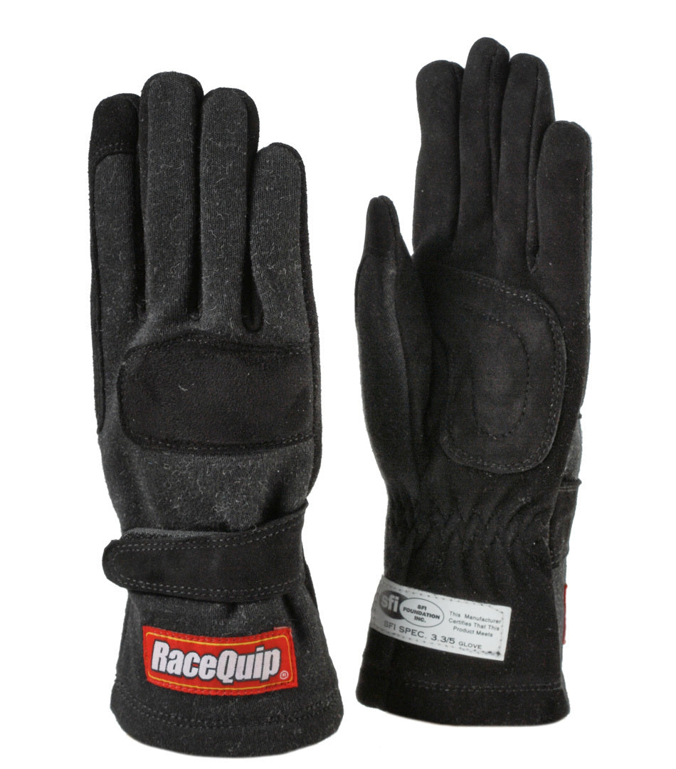 Racequip Glove Double layer Child Small Black SFI-5 Youth RQP3550092