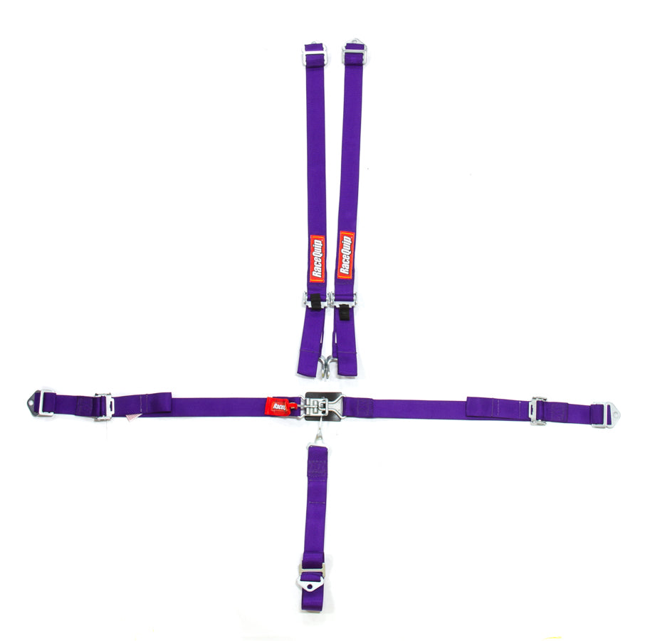 Racequip 5pt Harness Set Jr LL Purple RQP709059