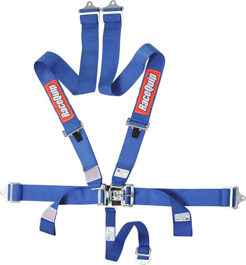 Racequip 5pt Harness Set L&L Blue SFI RQP711021