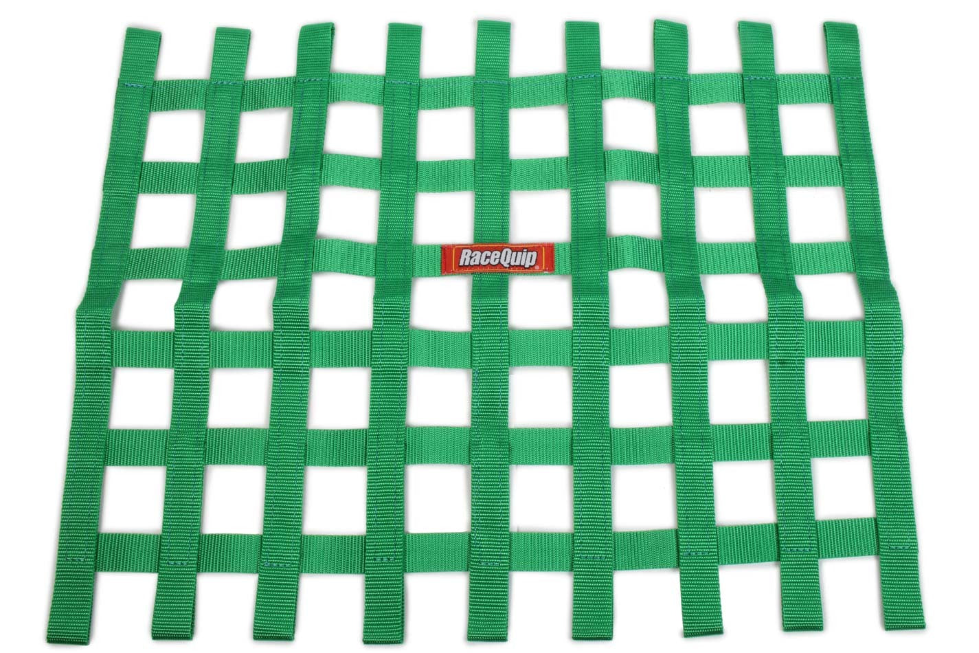 Racequip Ribbon Window Net Green Non-SFI 18in x 24in RQP721075