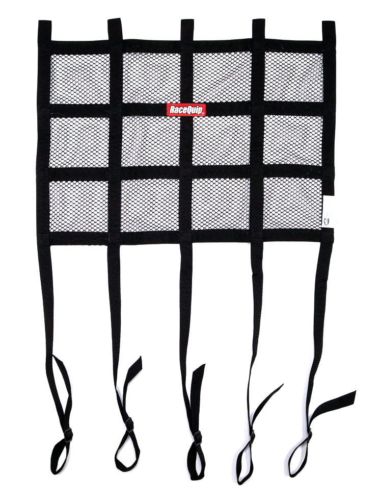 Racequip Window Net Mesh Black SFI Hybrid Adj. Strap RQP822001