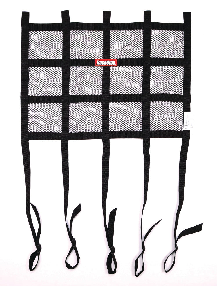 Racequip Window Net Mesh Black SFI Hybrid Adj. Strap RQP822003