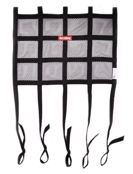 Racequip Window Net Mesh Black SFI Hybrid Adj. Strap RQP822005