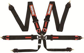 Racequip 6pt Harness Camlock Blk FIA RQP851001