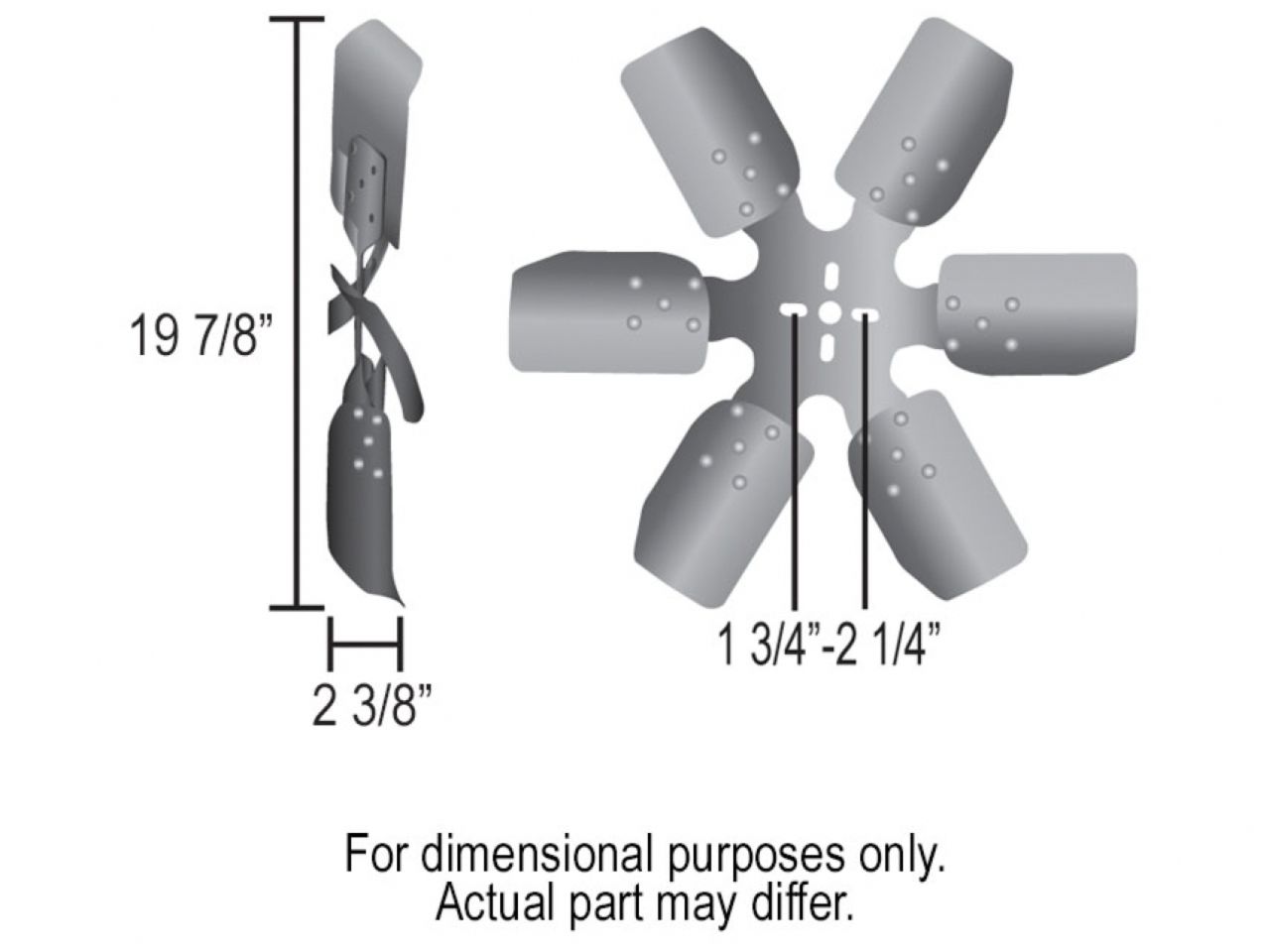 Derale 20 Rigid Race Fan (Steel Blade-Rvrse Rot.)