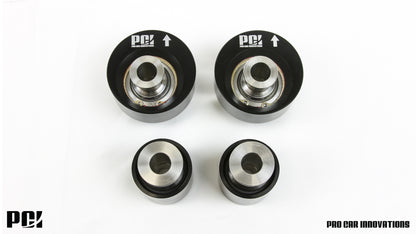 Pro Car Innovations 01-05 Honda Civic 02-06 Acura RSX Front Lower 4 Pc Offset + Castor Spherical Kit
