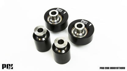 Pro Car Innovations 01-05 Honda Civic 02-06 Acura RSX Front Lower 4 Pc Offset + Castor Spherical Kit