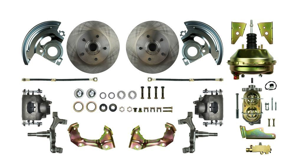 Right Stuff Detailing 64-72 GM A Body Front Power Disc Brake Conves RSDAFXDC01D