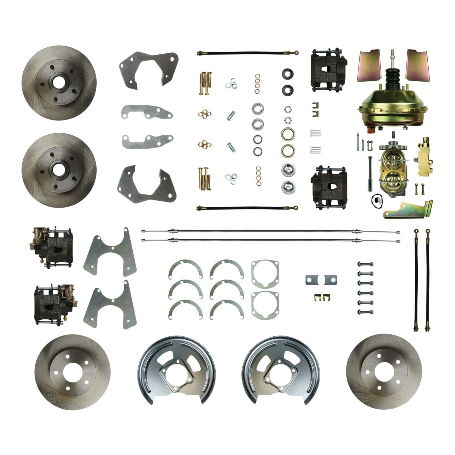 Right Stuff Detailing 65 - 68 Full Size Chevy Brake Conversion Kit RSDFSC654DCC