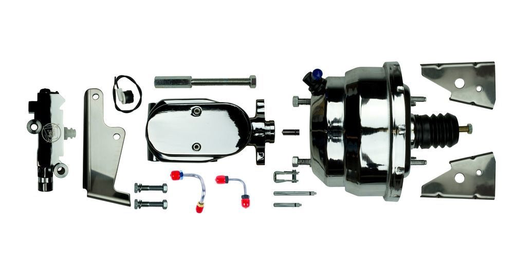 Right Stuff Detailing Chrome 8in Dual Booster and Master Cylinder RSDJ81315171