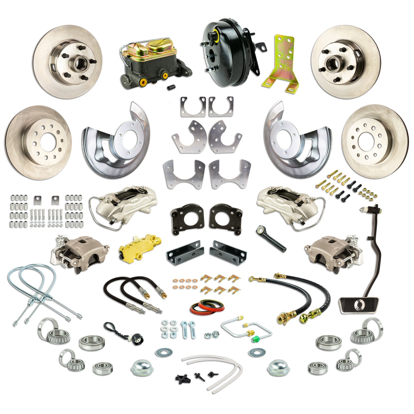 Right Stuff Detailing 67-69 Ford Mustang Power Disc Brake Conversion RSDZDC6748S