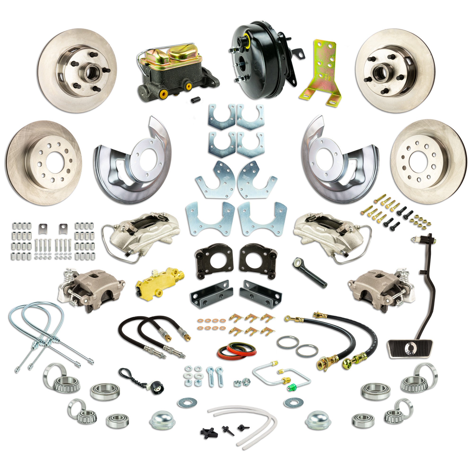 Right Stuff Detailing 67-69 Ford Mustang Power Disc Brake Conversion RSDZDC6758S