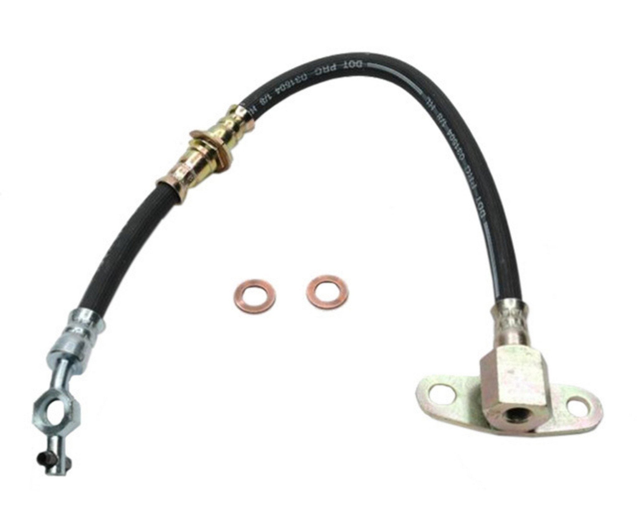 Raybestos Brakes Brake Hydraulic Hose  top view frsport BH380116