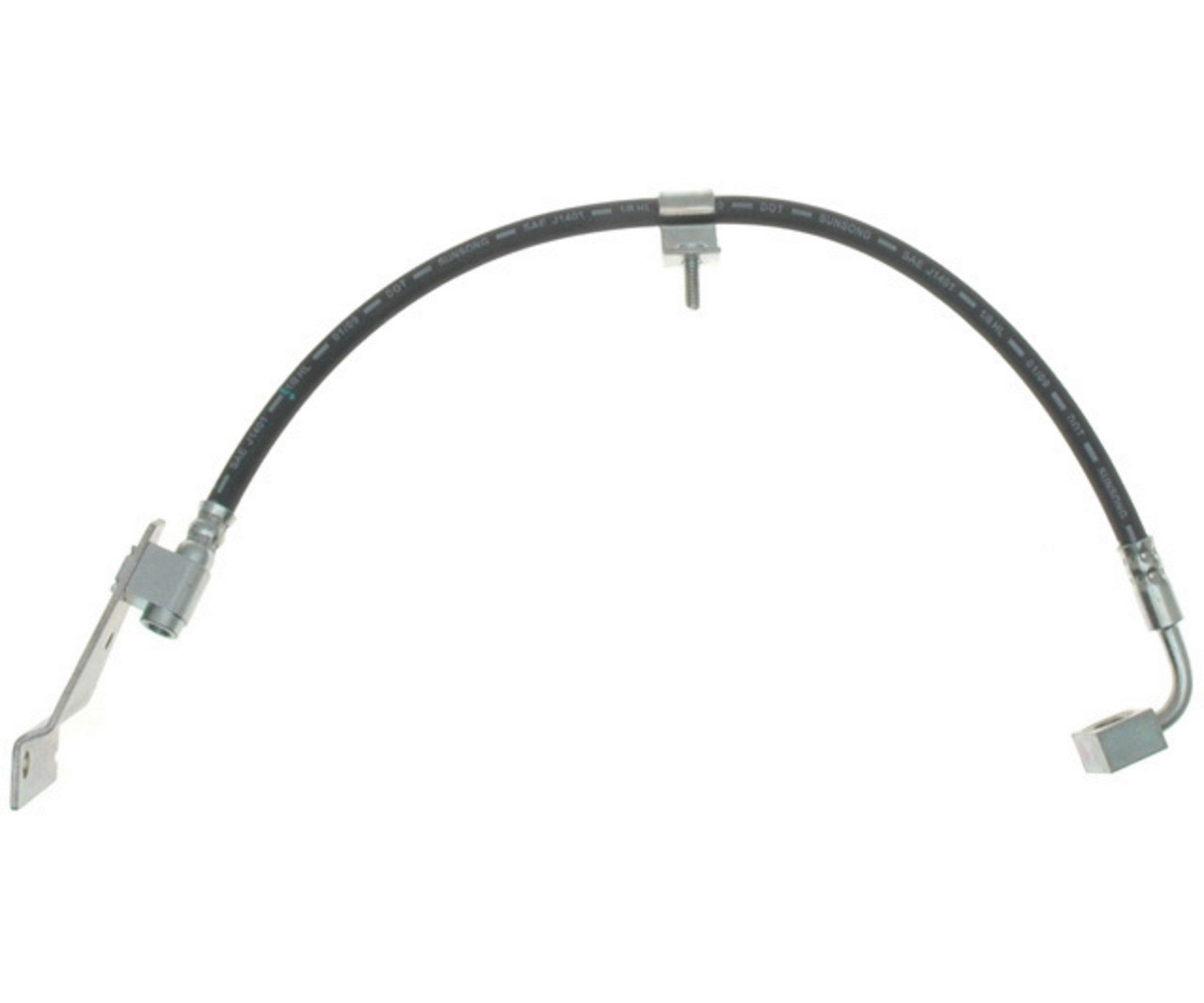 Raybestos Brakes Brake Hydraulic Hose  top view frsport BH38048