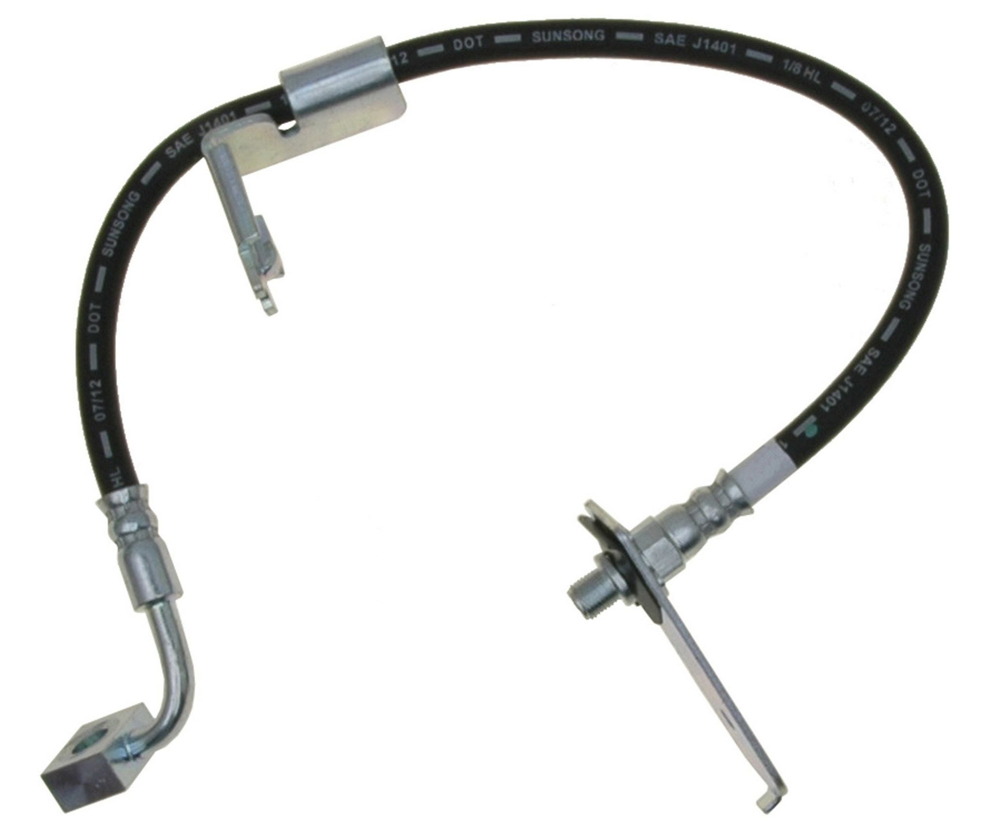 Raybestos Brakes Brake Hydraulic Hose  top view frsport BH380978