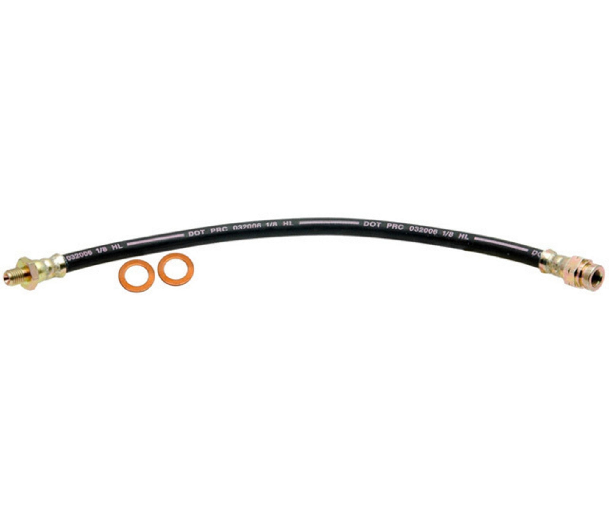 Raybestos Brakes Brake Hydraulic Hose  top view frsport BH38132