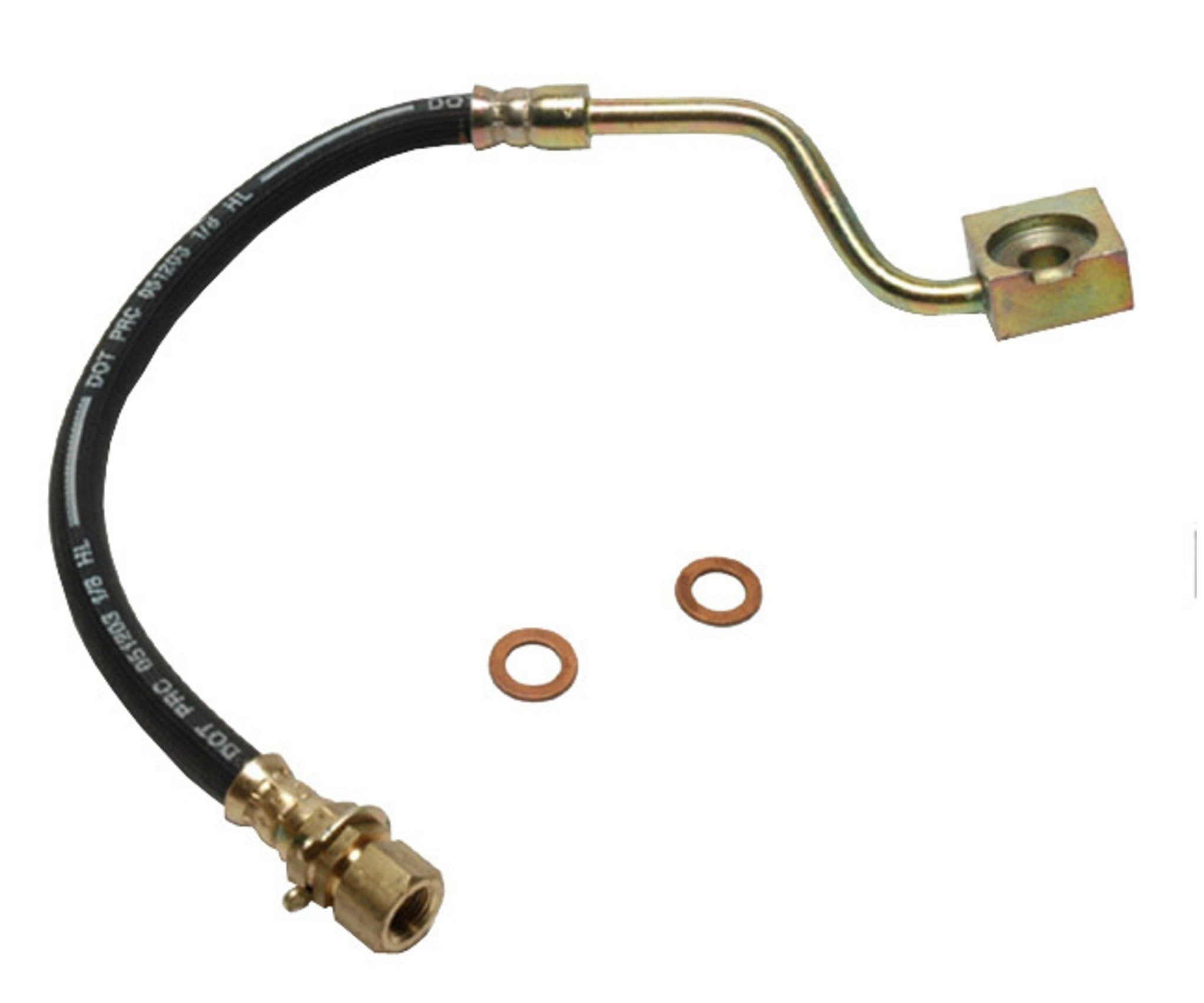 Raybestos Brakes Brake Hydraulic Hose  top view frsport BH38190