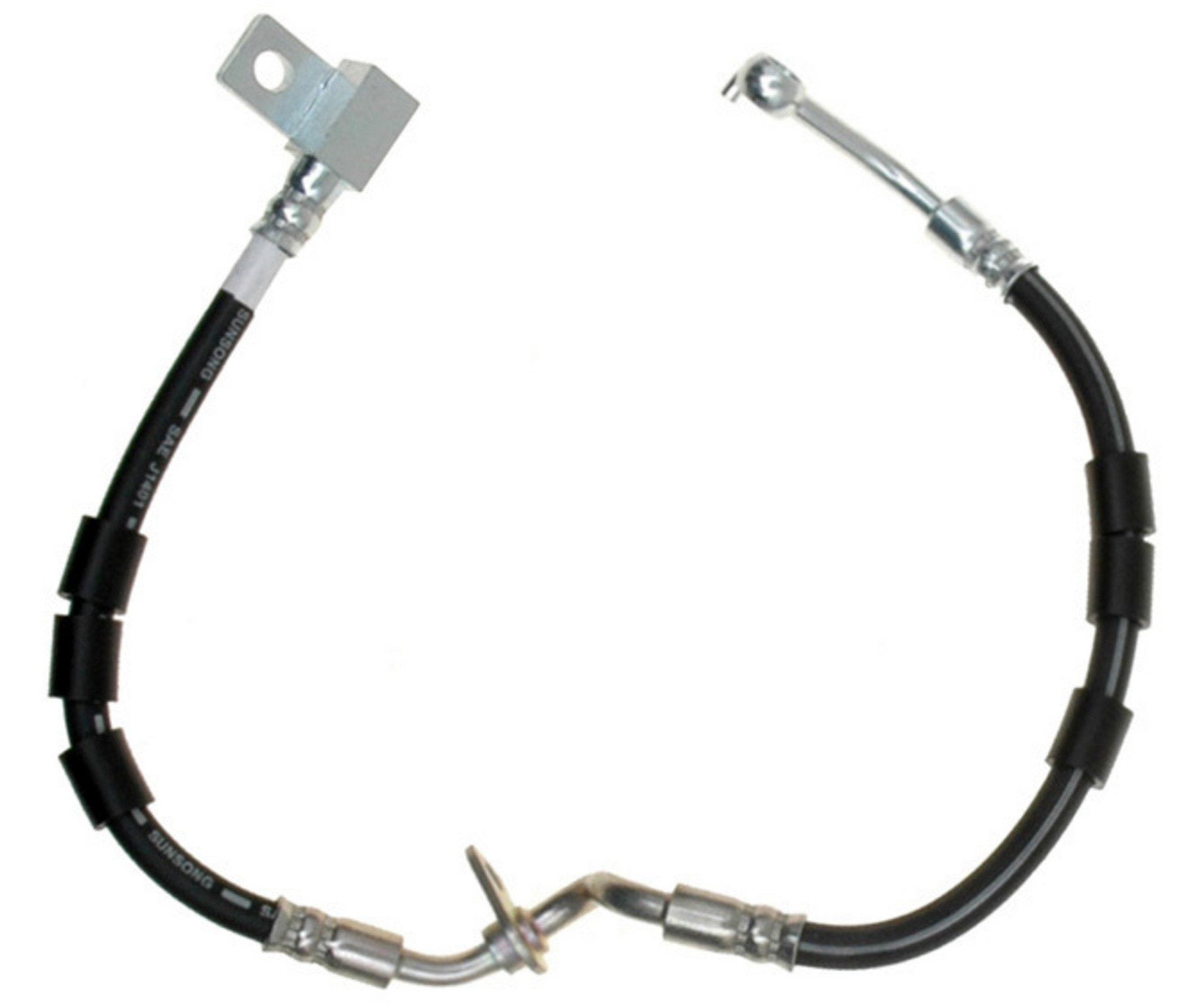 Raybestos Brakes Brake Hydraulic Hose  top view frsport BH382575