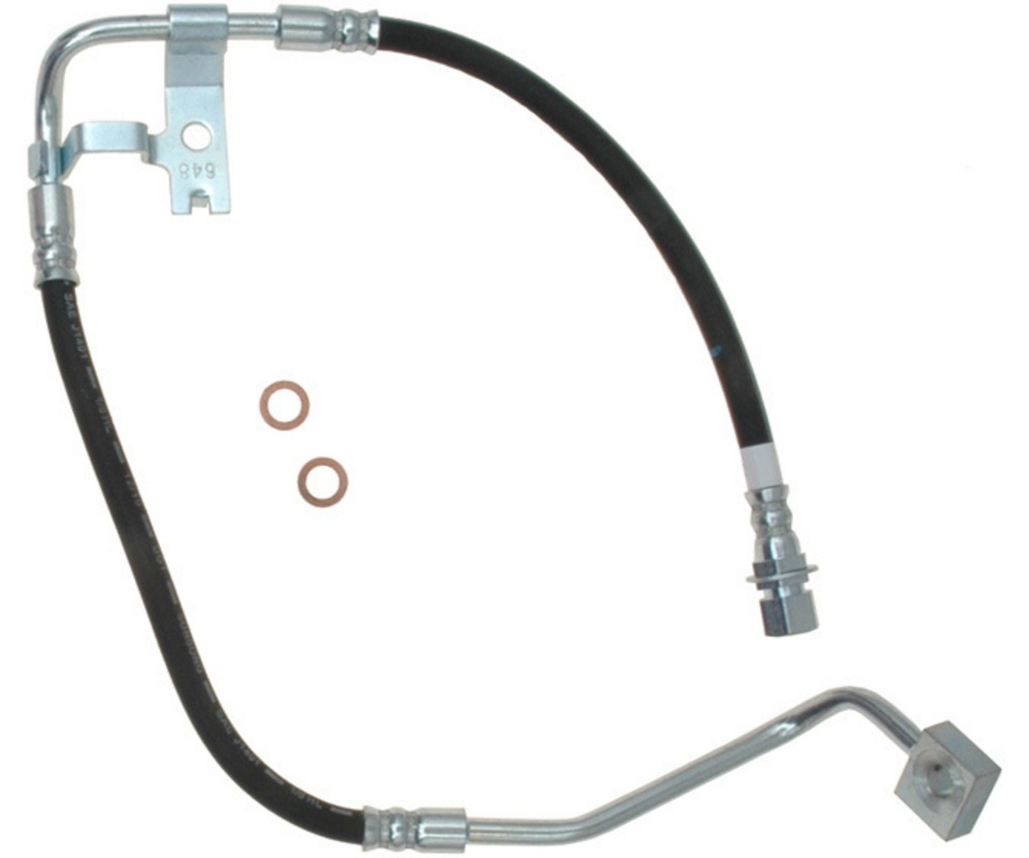 Raybestos Brakes Brake Hydraulic Hose  top view frsport BH382894