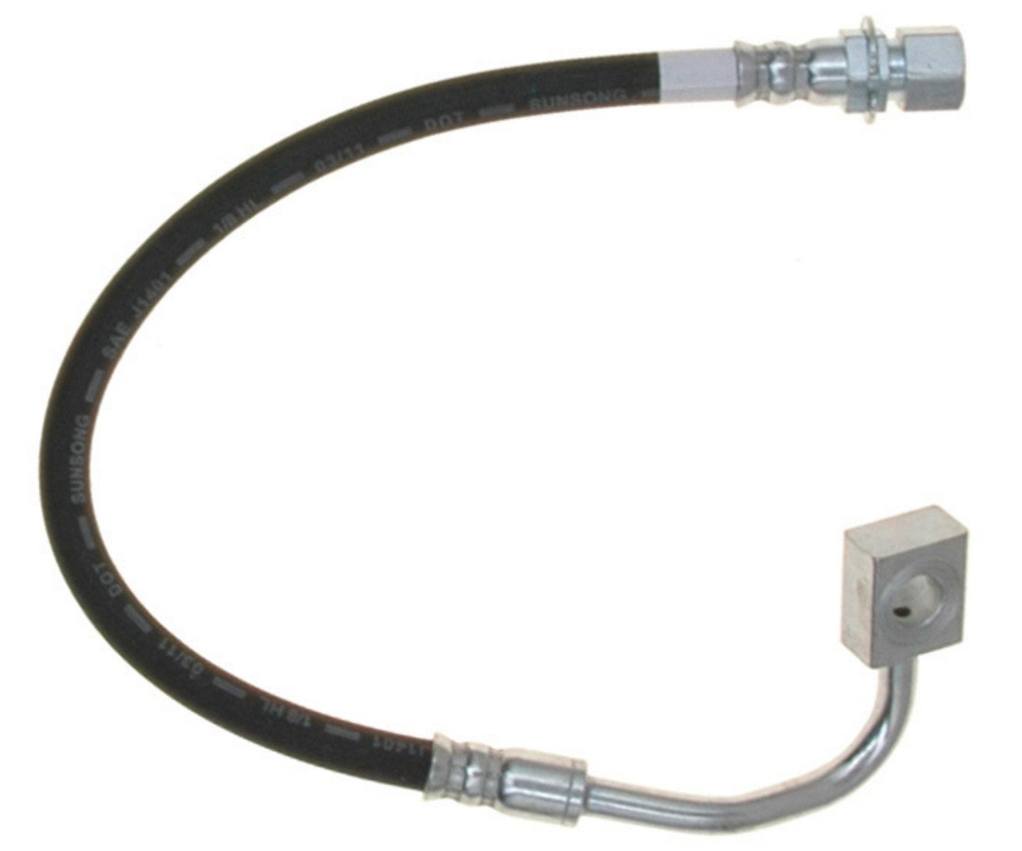 Raybestos Brakes Brake Hydraulic Hose  top view frsport BH382911