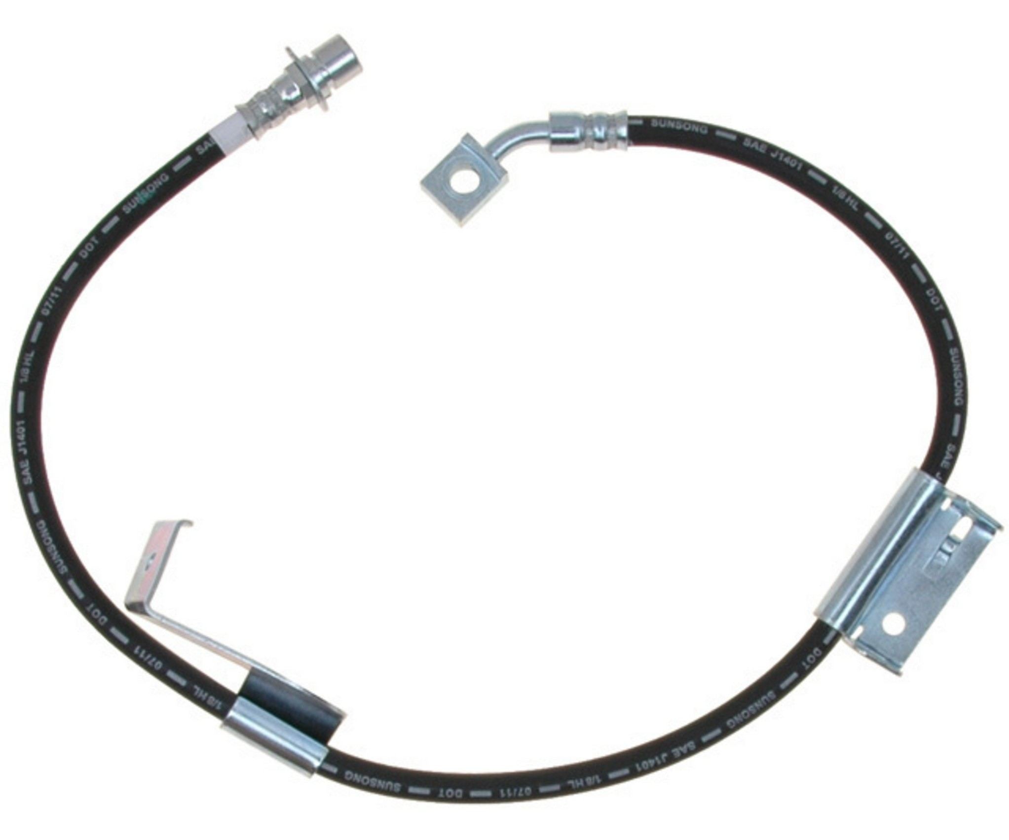 Raybestos Brakes Brake Hydraulic Hose  top view frsport BH383037