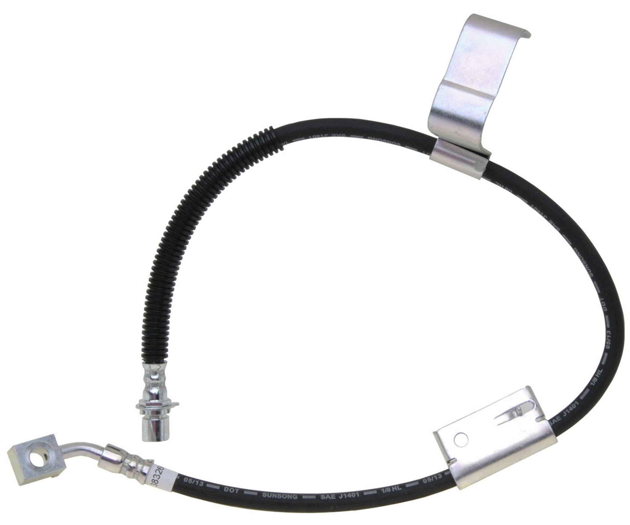 Raybestos Brakes Brake Hydraulic Hose  top view frsport BH383266