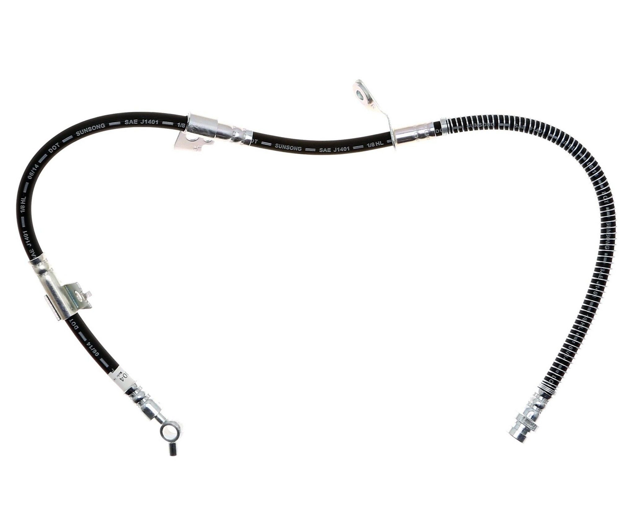 Raybestos Brakes Brake Hydraulic Hose  top view frsport BH383304