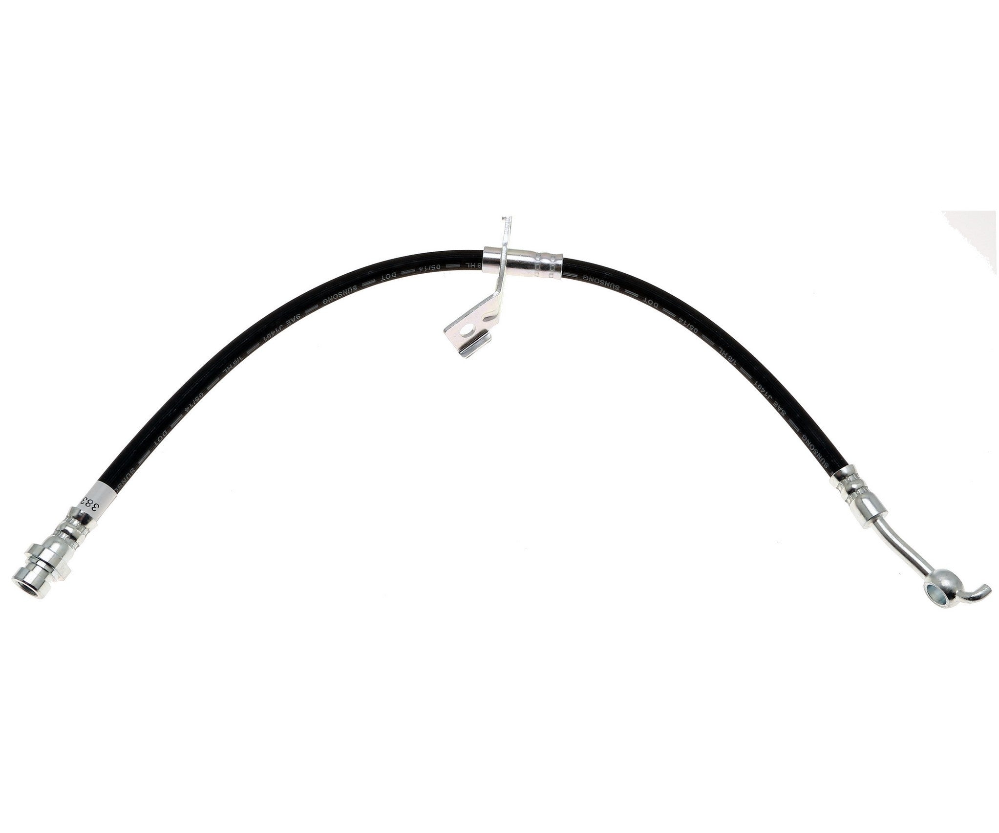 Raybestos Brakes Brake Hydraulic Hose  top view frsport BH383455