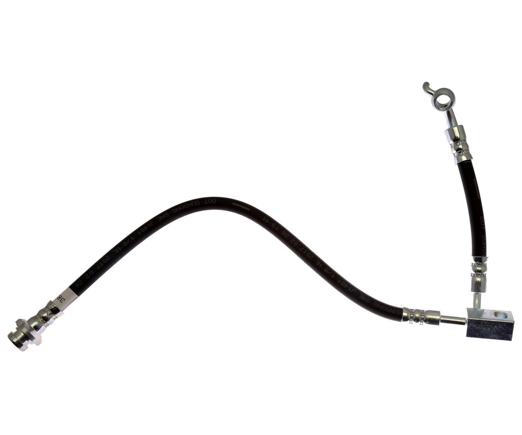 Raybestos Brakes Brake Hydraulic Hose  top view frsport BH383916