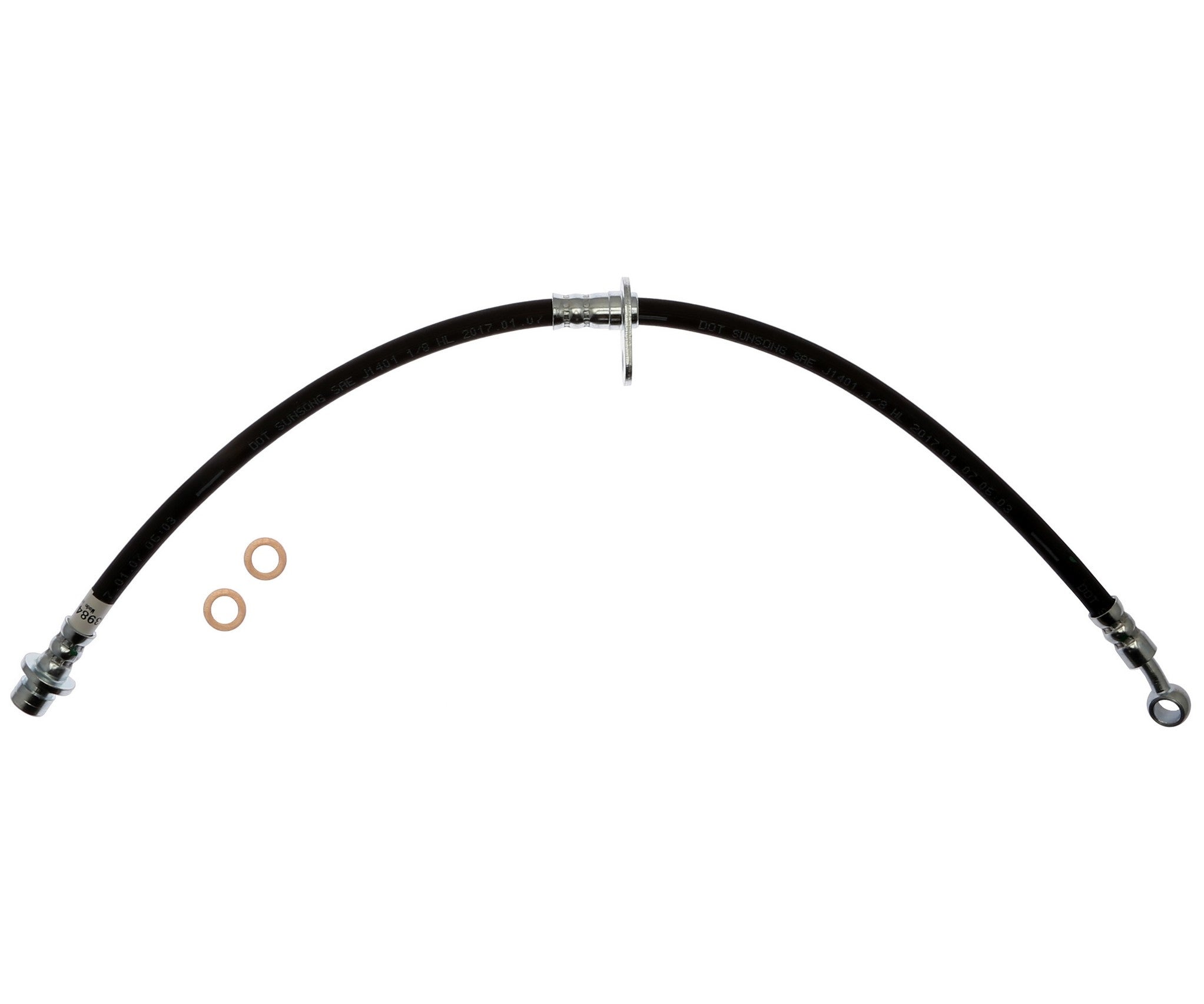 Raybestos Brakes Brake Hydraulic Hose  top view frsport BH383984