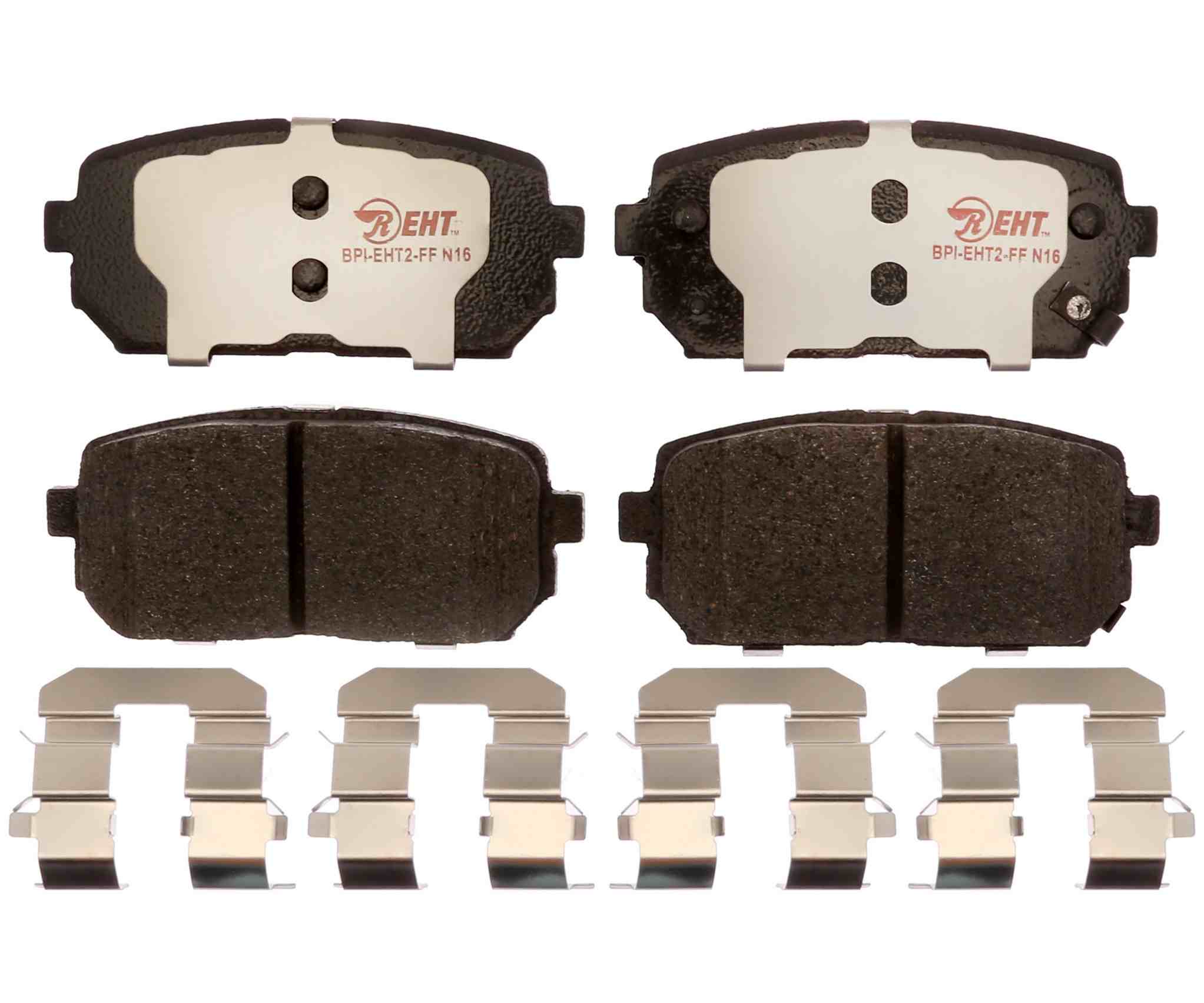 Raybestos Brakes Disc Brake Pad Set  top view frsport EHT1296H