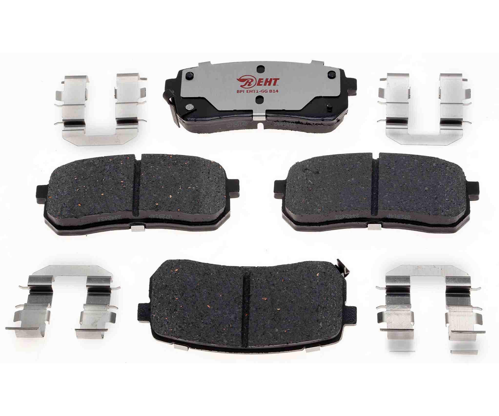 Raybestos Brakes Disc Brake Pad Set  top view frsport EHT1302H