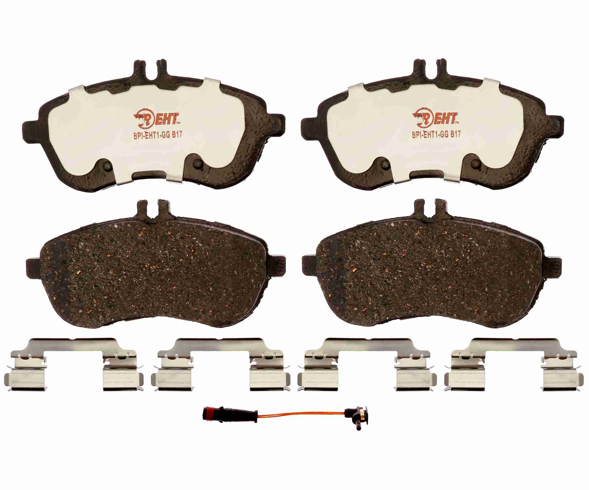 Raybestos Brakes Disc Brake Pad Set  top view frsport EHT1340H