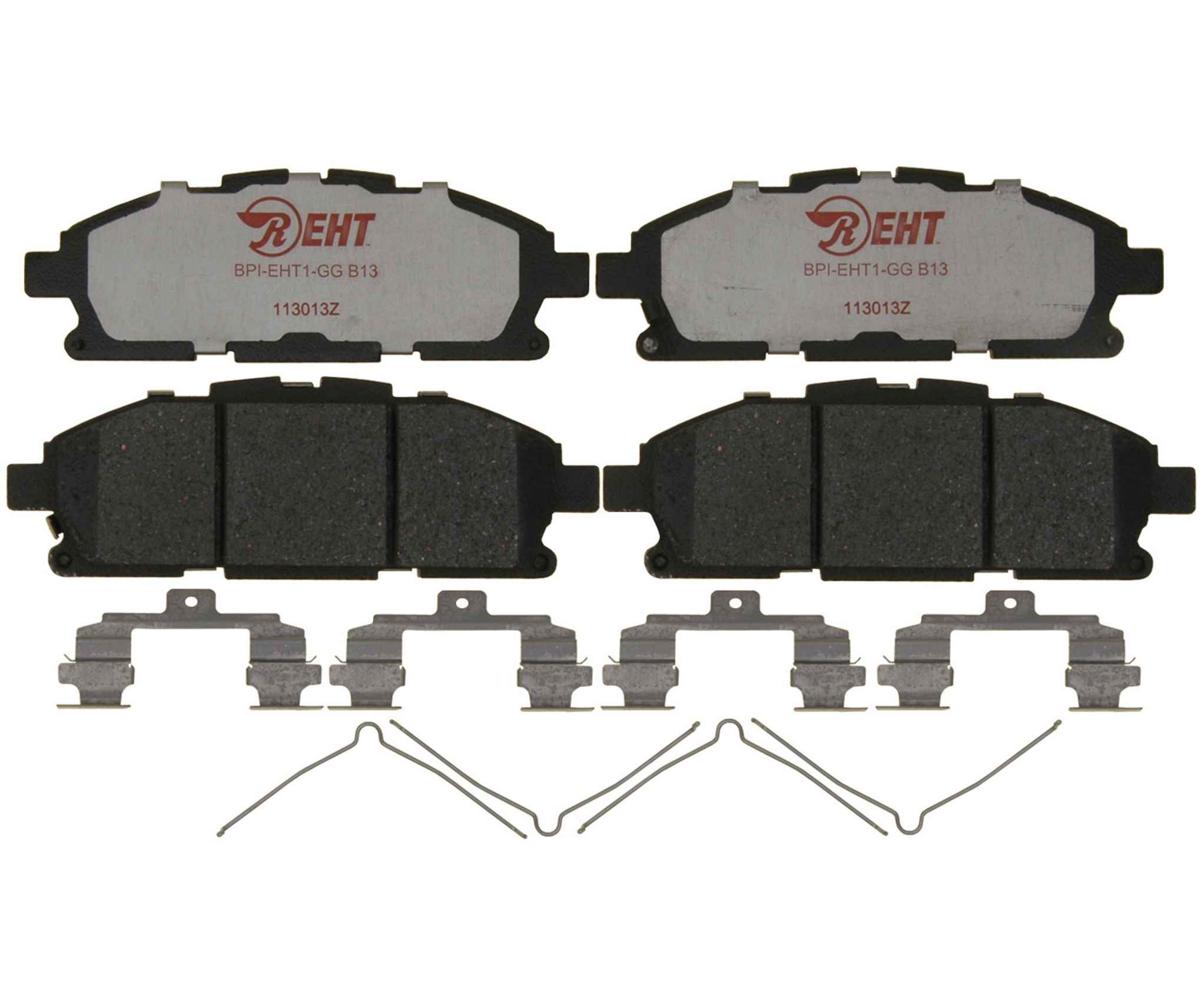 Raybestos Brakes Disc Brake Pad Set  top view frsport EHT1552H