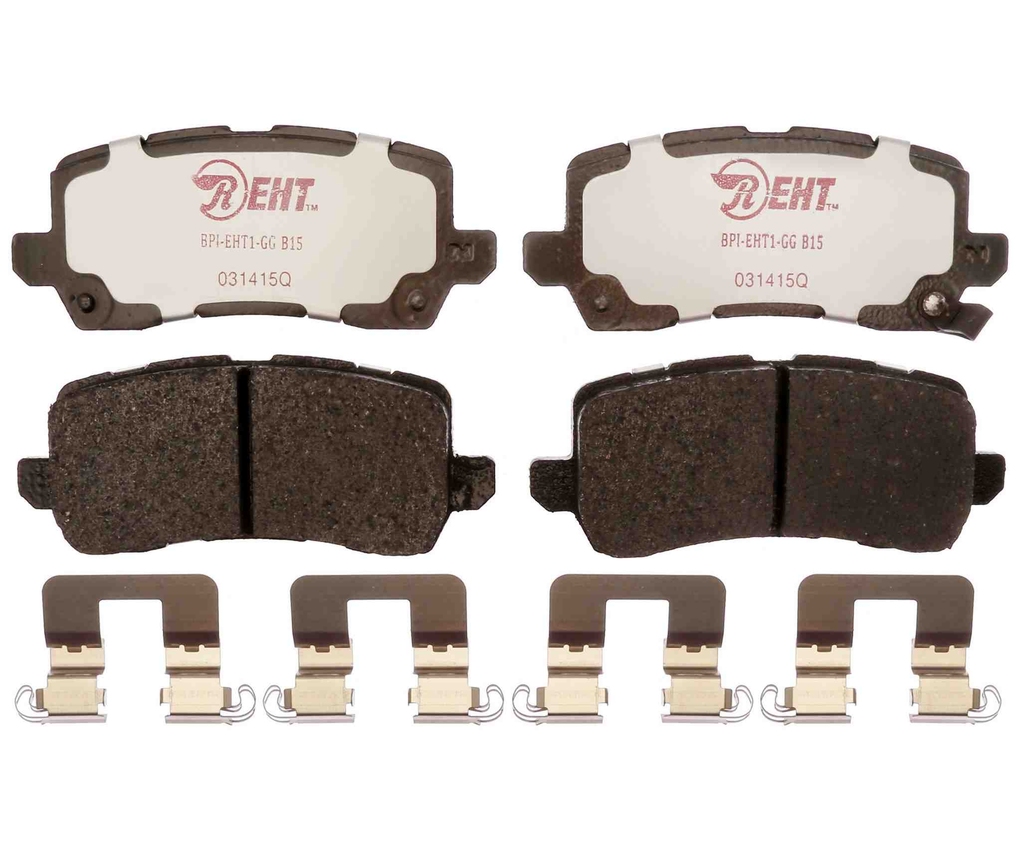 Raybestos Brakes Disc Brake Pad Set  top view frsport EHT1698H