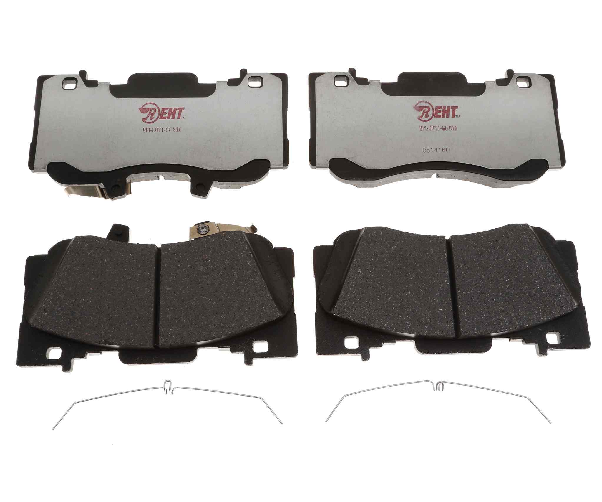 Raybestos Brakes Disc Brake Pad Set  top view frsport EHT1784H