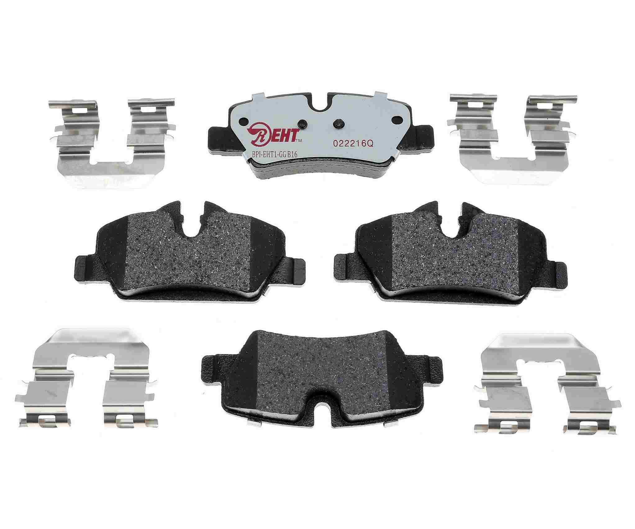 Raybestos Brakes Disc Brake Pad Set  top view frsport EHT1800H