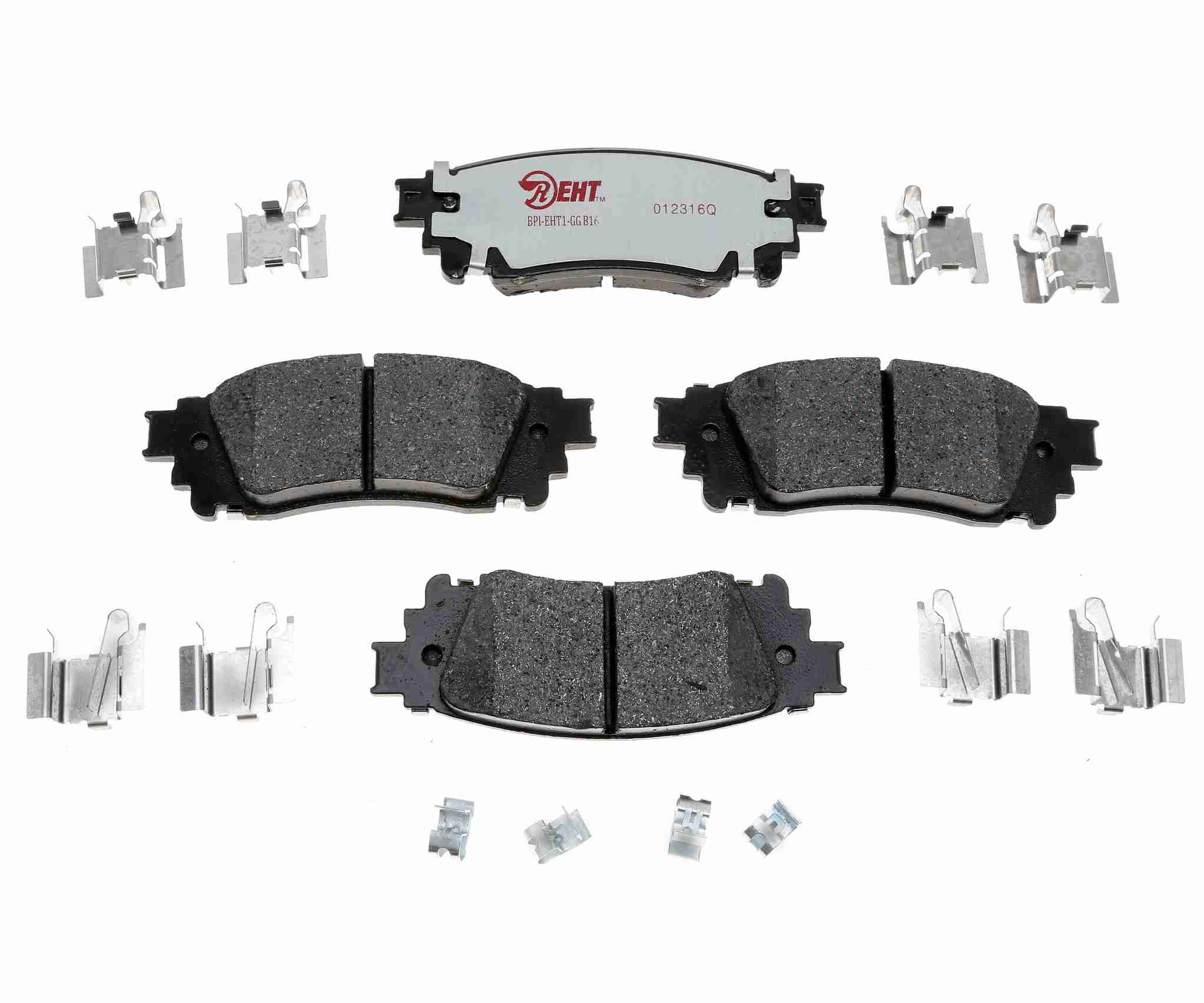 Raybestos Brakes Disc Brake Pad Set  top view frsport EHT1805H