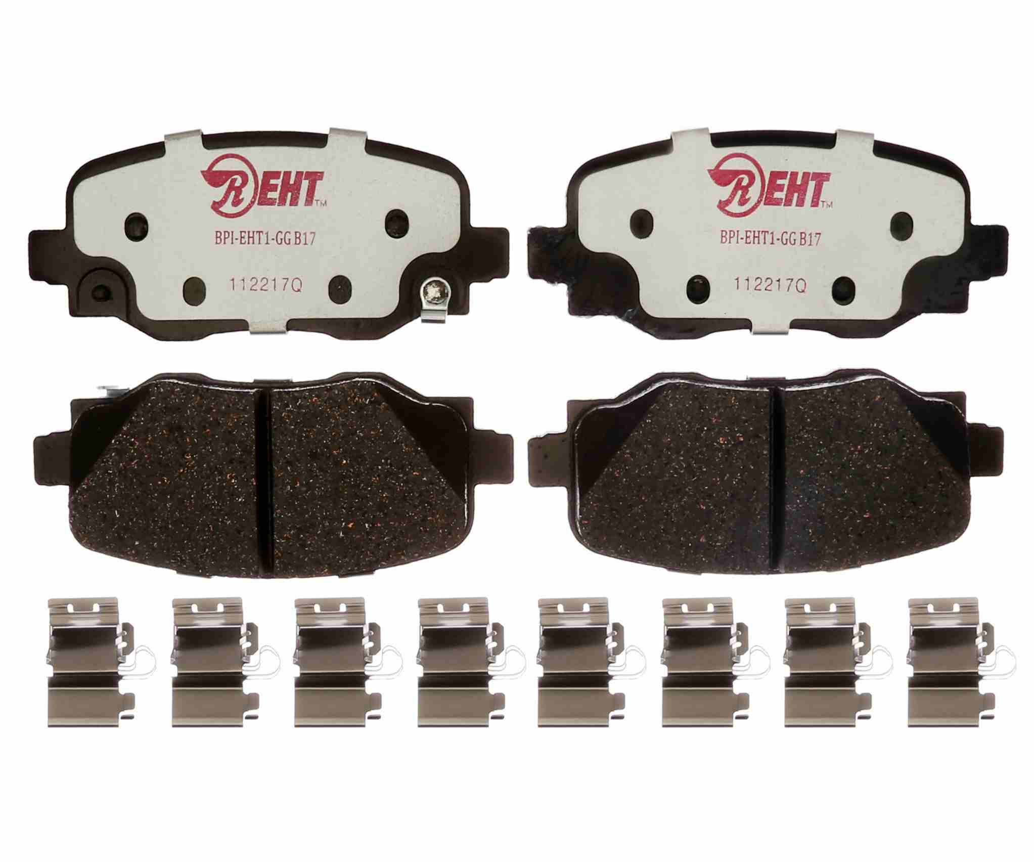 Raybestos Brakes Disc Brake Pad Set  top view frsport EHT1809H