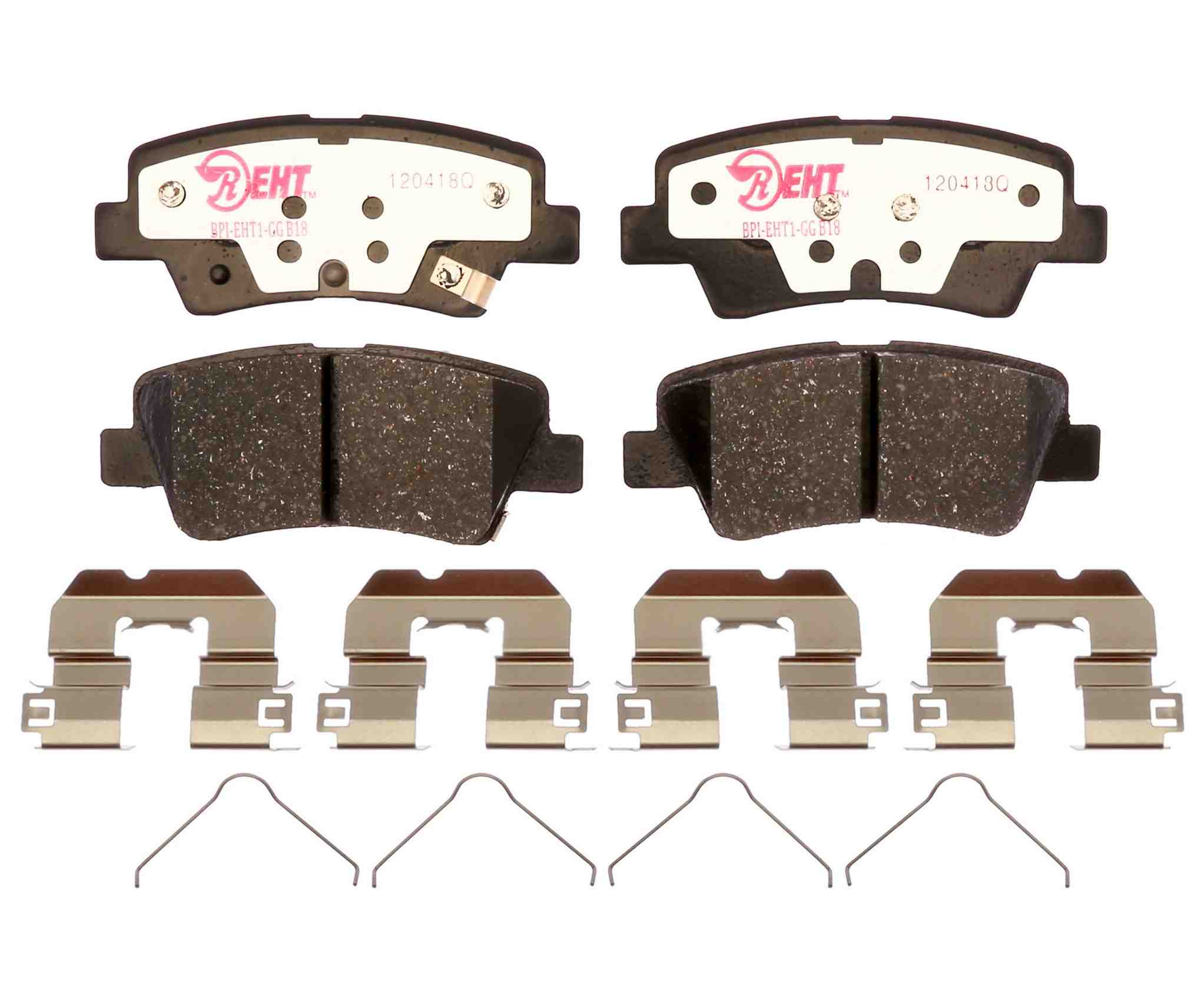 Raybestos Brakes Disc Brake Pad Set  top view frsport EHT1812H