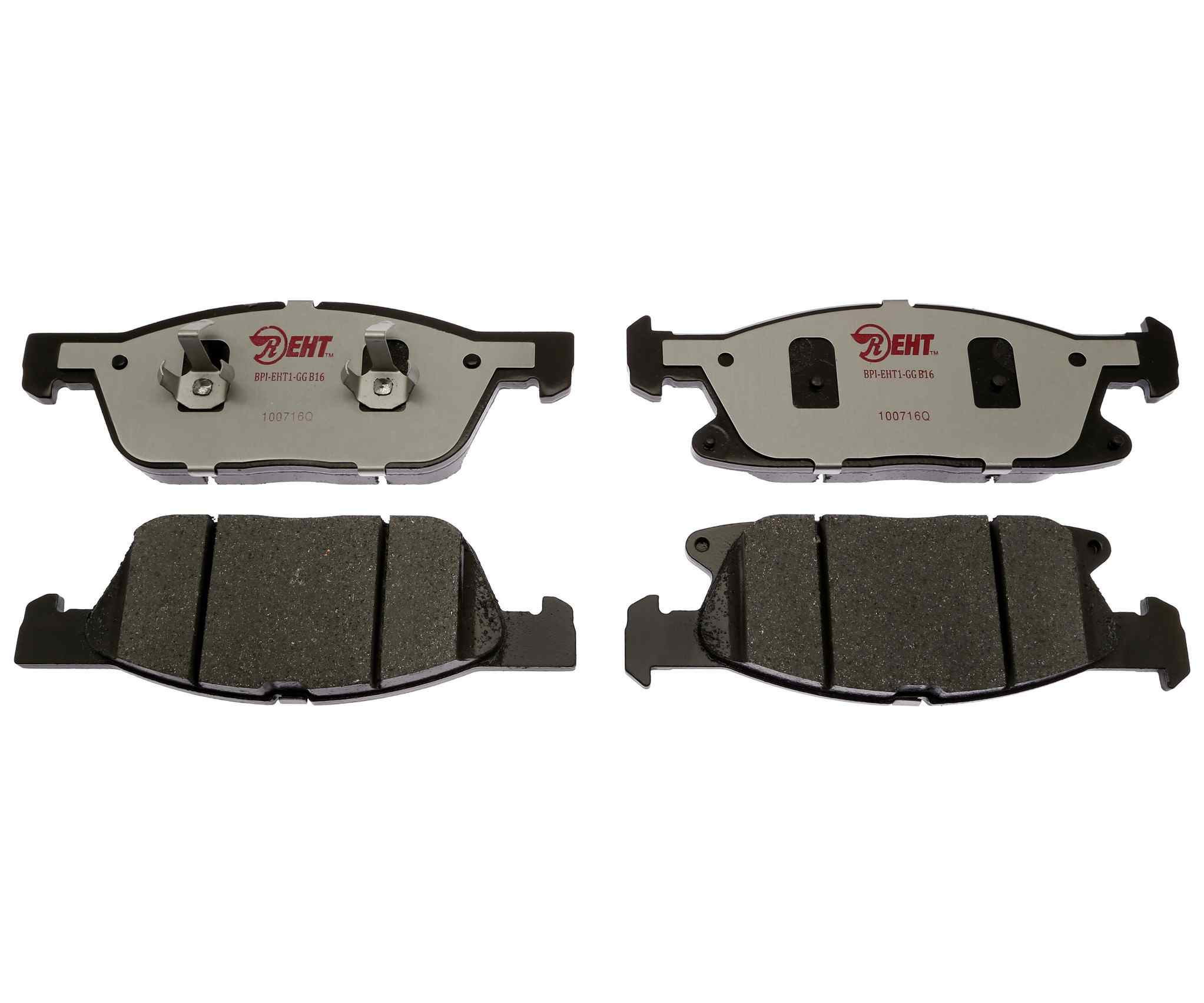 Raybestos Brakes Disc Brake Pad Set  top view frsport EHT1818A