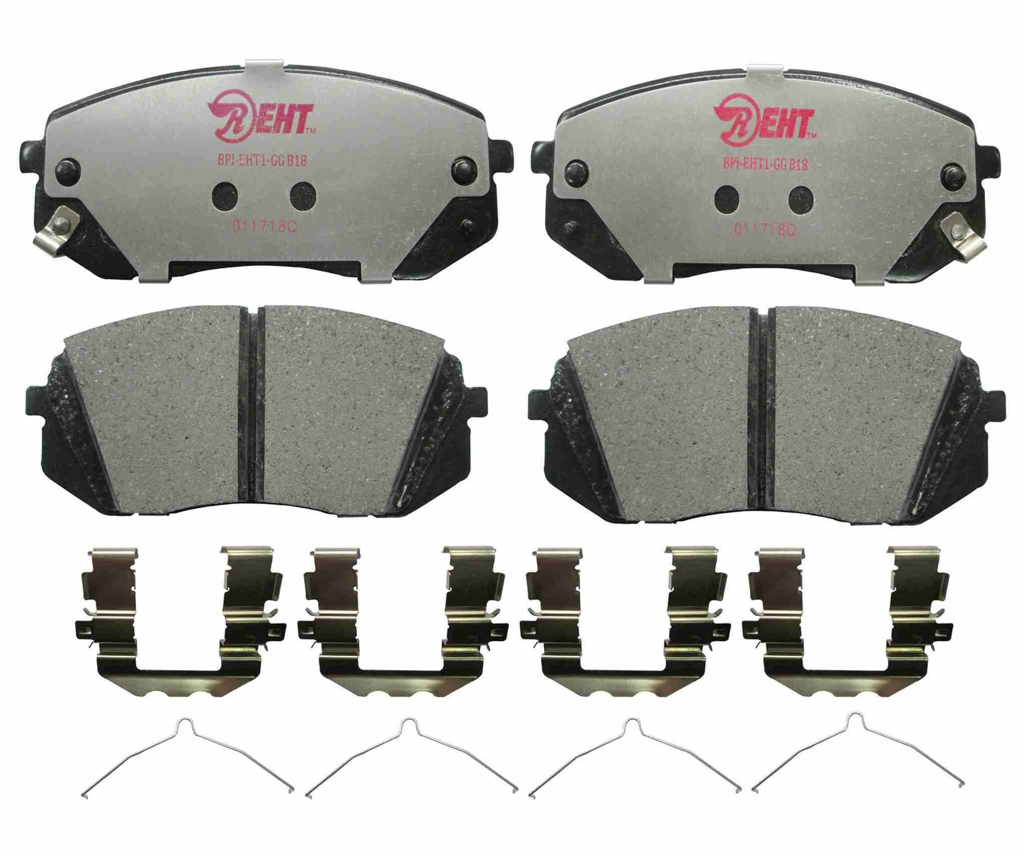 Raybestos Brakes Disc Brake Pad Set  top view frsport EHT1826H