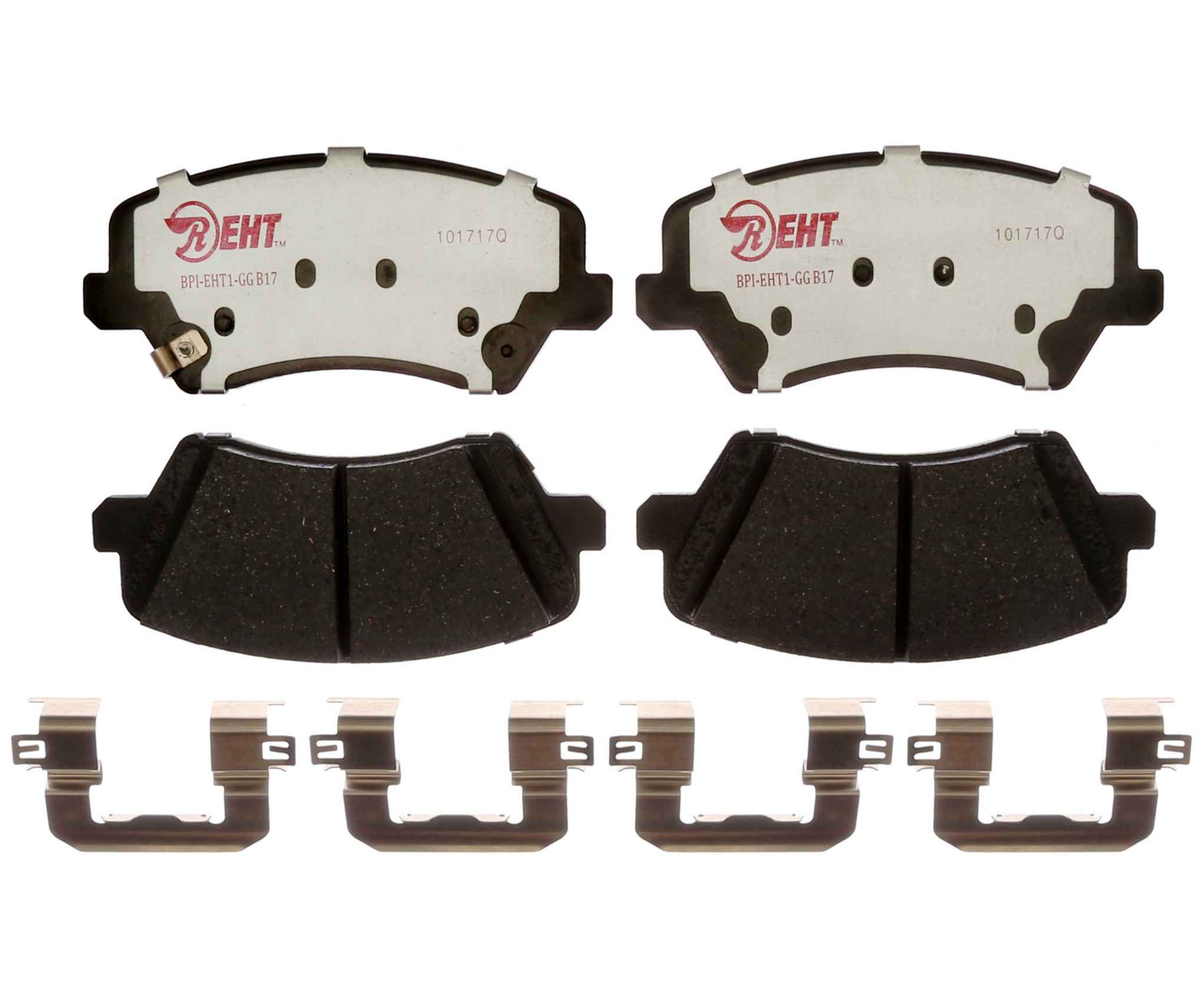 Raybestos Brakes Disc Brake Pad Set  top view frsport EHT1828H