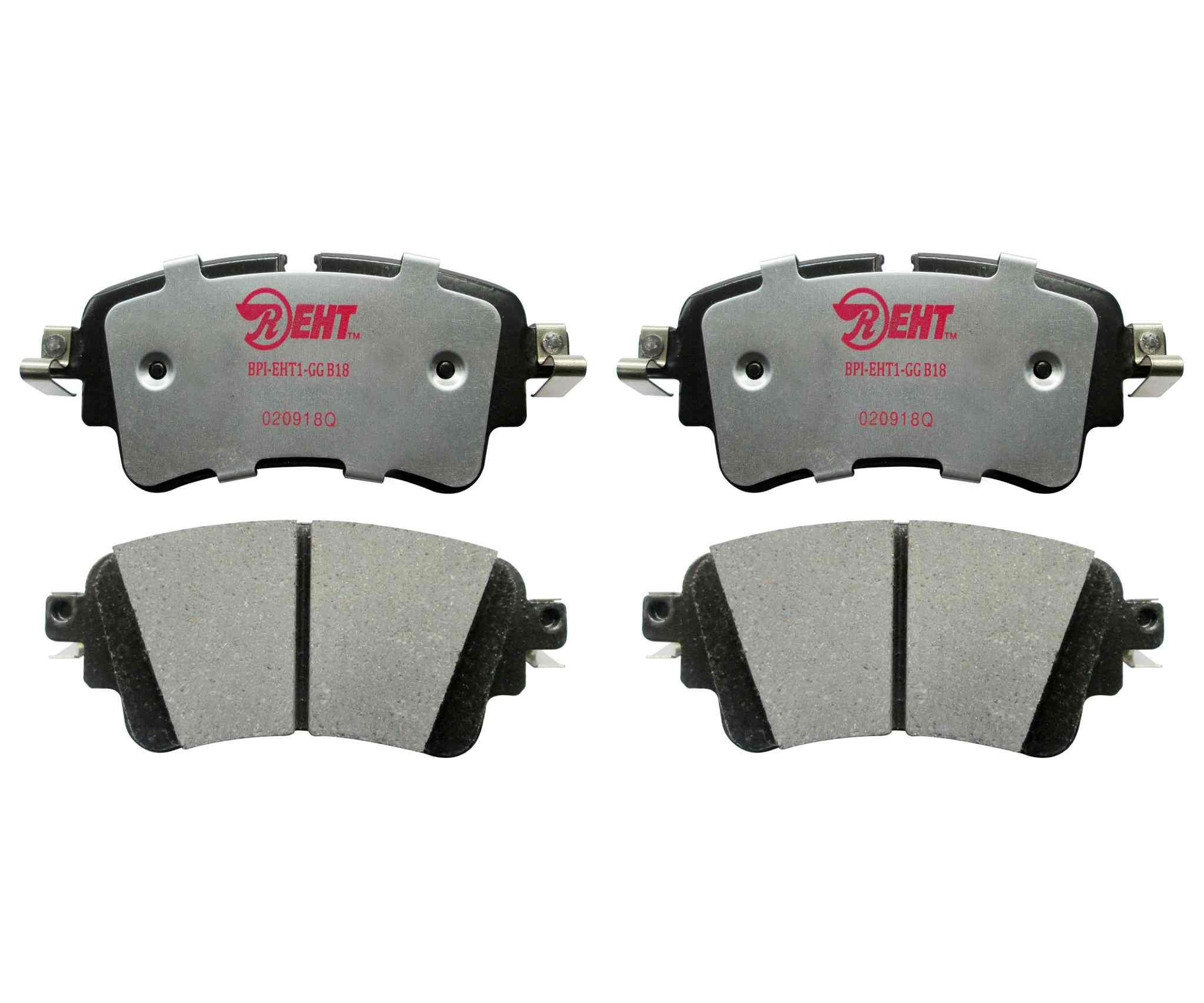 Raybestos Brakes Disc Brake Pad Set  top view frsport EHT1898